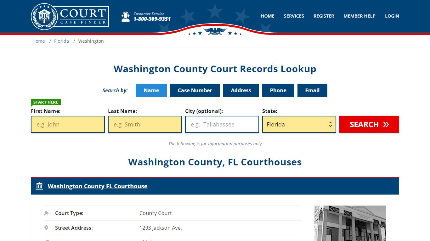 Washington County Court Records | FL Case Lookup